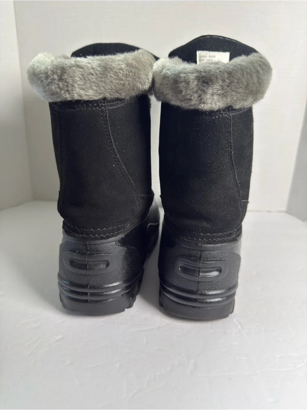 Lanvin Black and Gray Insulated Rain & Snow Boots sz 11